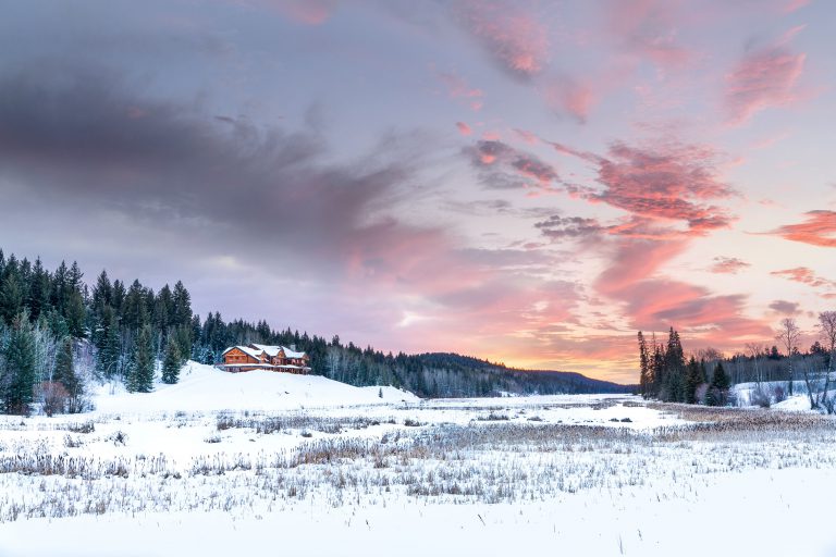 Main House in Winter