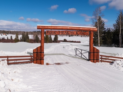 Four Hearts Ranch Gate