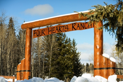 Four Hearts Ranch Gate